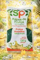 Pulpas de frutas variedades Frutos amarillos x 130gr - 10 und