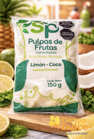 Pulpas de frutas variedades limon-coco x 150gr - 10 und