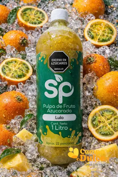 Pulpas de frutas azucaradas lulo x 1litro-22 porciones