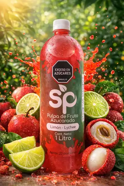 Pulpas de frutas variedades Limon-Lychee x 130gr - 10 und